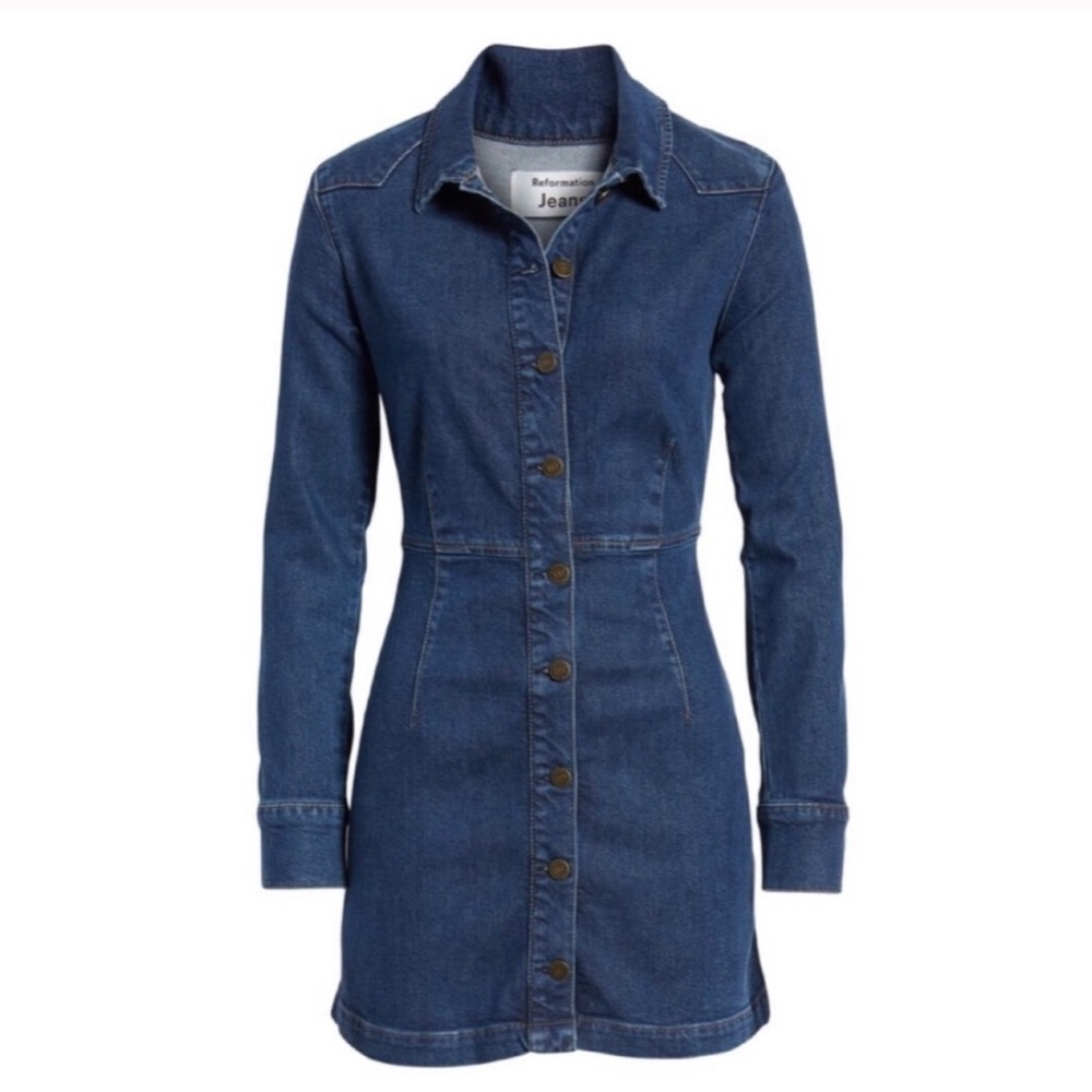 Reformation Arizona dress, size M, Severn wash